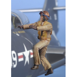 Figuras 1 x USN pilot Korean war boarding aircraft