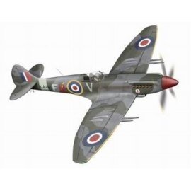 Maqueta Supermarine Spitfire Mk.21. The Mk.21 was the last war time version produced and also the first featuring new wing type.