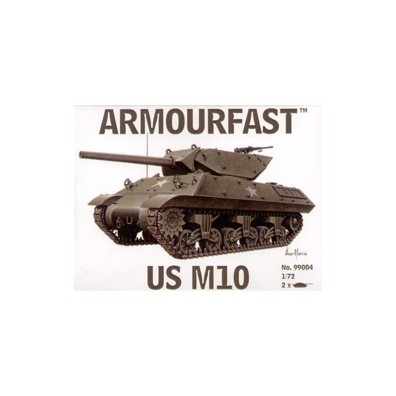 M10 US Tank Destroyer: the pack includes 2 snap together tank kits