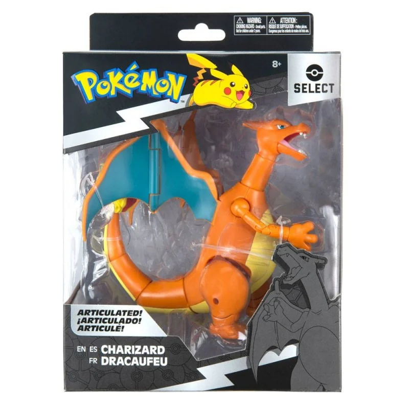 Jazwares Pokémon figurine vinyle Select Flambino 10 cm