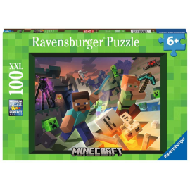  Puzzle 100 p XXL - Monstruos de Minecraft