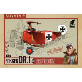 Maqueta Fokker Dr I & Red BaronSerie de dibujos animados