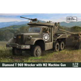 Maqueta Diamond T 969 Wrecker con ametralladora M2 y juego PE extra