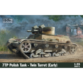 Maqueta Tanque polaco 7TP - Torreta doble (producción temprana)