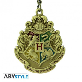  HARRY POTTER - Llavero 3D "Emblema de Hogwarts"