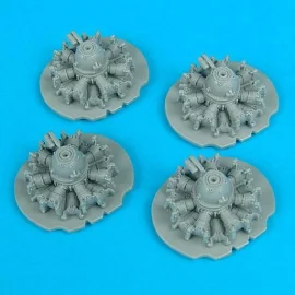 Consolidated B-24 Liberator engines (diseñado para ser ensamblado con maquetas de Monogram and Revell)