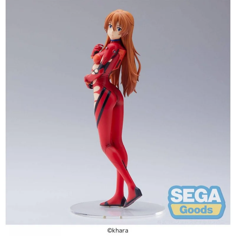 Estatuas EVANGELION: 3.0+1.0 Thrice Upon a Time Estatua PVC SPM Asuka Langley En La Playa 21 cm