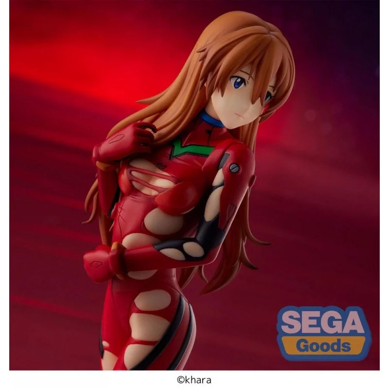 EVANGELION: 3.0+1.0 Thrice Upon a Time Estatua PVC SPM Asuka Langley En La Playa 21 cm