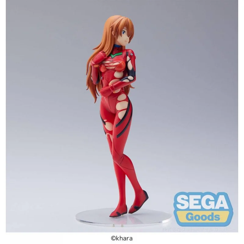 EVANGELION: 3.0+1.0 Thrice Upon a Time Estatua PVC SPM Asuka Langley En La Playa 21 cm