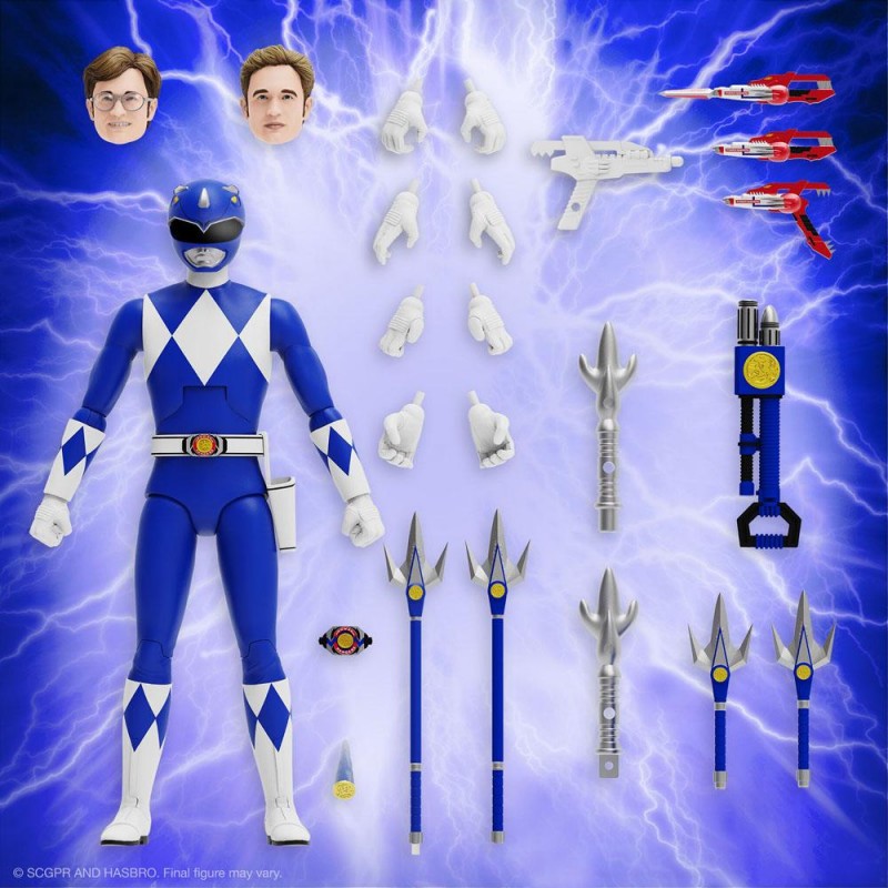 Mighty Morphin Power Rangers Figura de acción Ultimates Blue Ranger 18 cm