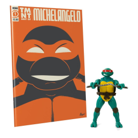  Figura y cómic de Teenage Mutant Ninja Turtles BST AXN x IDW Michelangelo Exclusive 13 cm