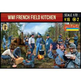 Figuras Cocina de campo francesa de la Primera Guerra Mundial