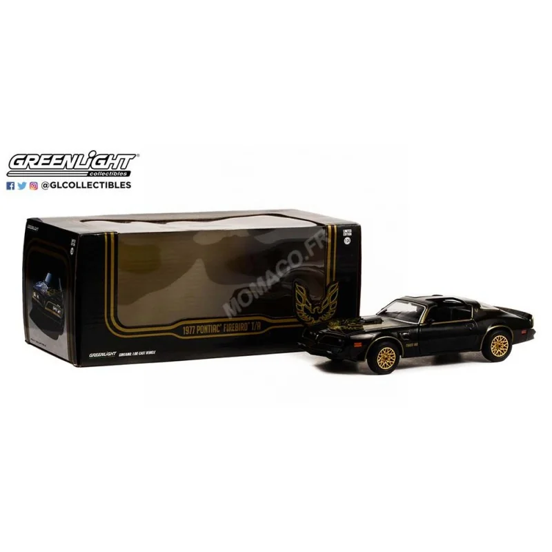 Miniatura Greenlight PONTIAC FIREBIRD TRANS AM 1977 NEGRO 