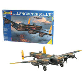 <p>Maqueta</p> Avro Lancaster Mk.I/III (new tooling. Not Hasegawa). (The 4th picture shows the Revell Avro Lancaster with deca