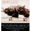 Nakajima J1N1 Gekko Irving engine set. 2 detailed Sakae 21 engines firewall and covers. includes photo-etched parts. (diseñado p