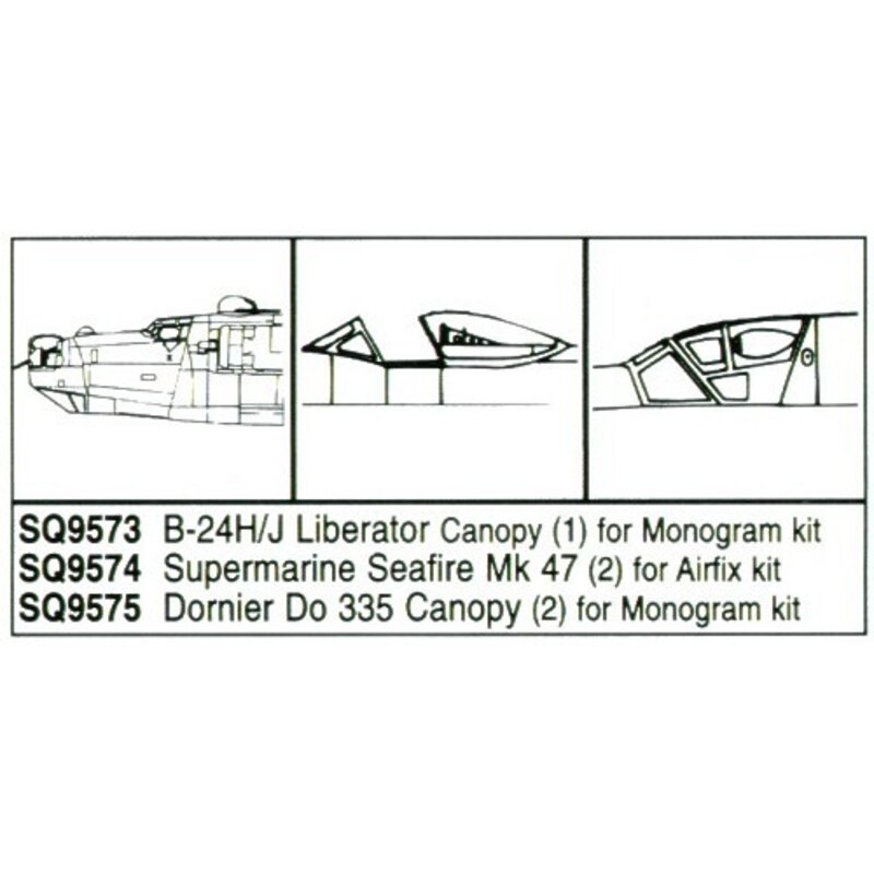 Supermarine Seafire Mk.47 x 2 (diseñado para ser ensamblado con maquetas de Airfix)