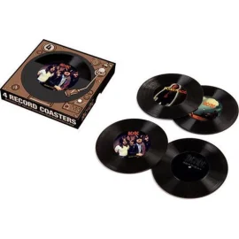  POSAVASOS CON DISCOS DE AC/DC