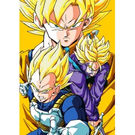  CUADERNO EFECTO 3D DRAGON BALL Z SAIYANS