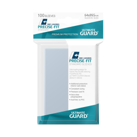  Ultimate Guard Precise-Fit Sleeves Side-Loading Standard Size Transparent (100)