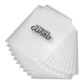  Ultimate Guard Card Dividers Tarjetas Separadoras para Cartas Tamaño Estándar Transparente (10)