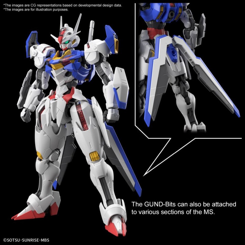 Gunpla GUNDAM AERIAL 1/100 Gundam Witch From Mercury Bandai (88253) con  1001hobbies