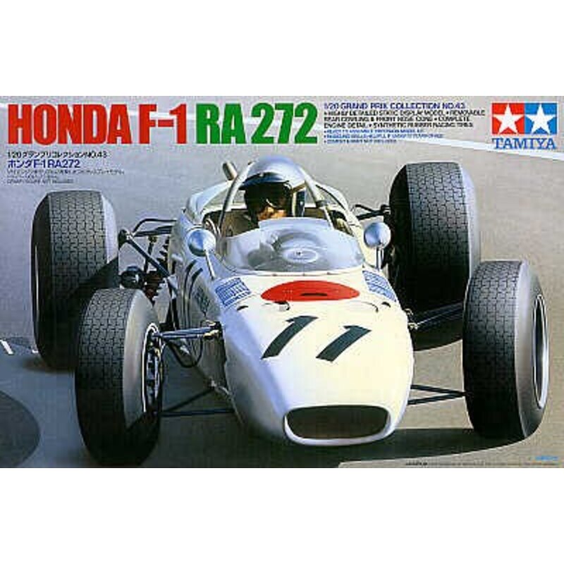 Maqueta Tamiya Honda F1 RA272 1965 Mexico GP con 1001hobbies (Ref.20043)
