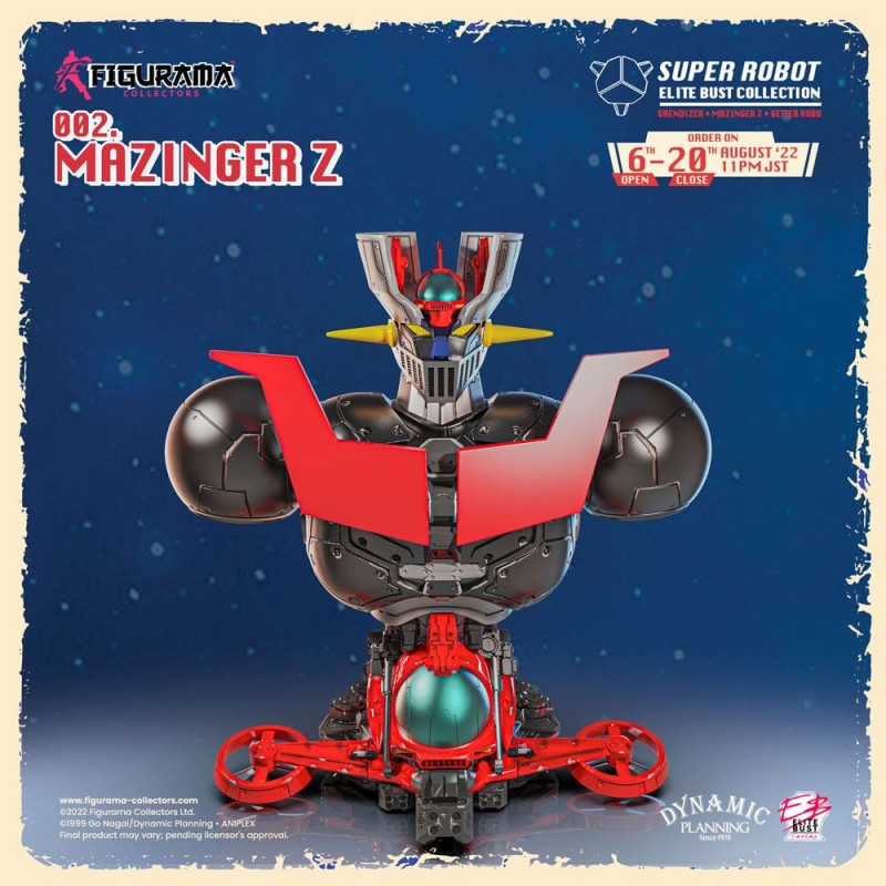 Bustos Mazinger Z busto Super Robot Elite 1/3 Mazinger Z 26 cm