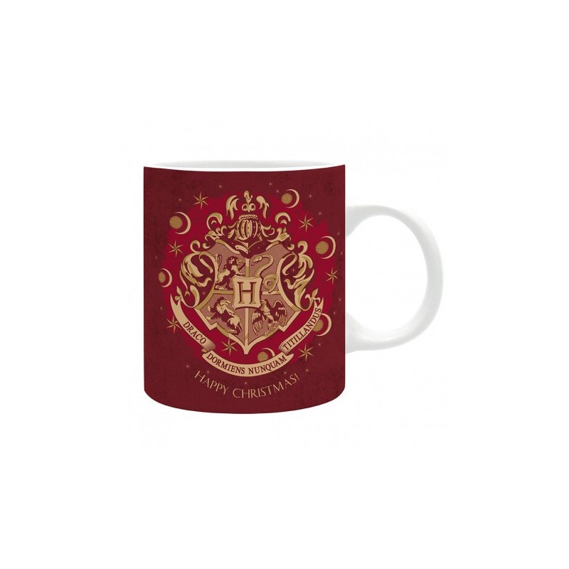 Abystyle Harry Potter - Taza 320 ml - X-MAS - Hogwarts Red