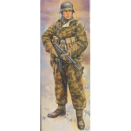 WWII German Infantryman in reversable winter uniform