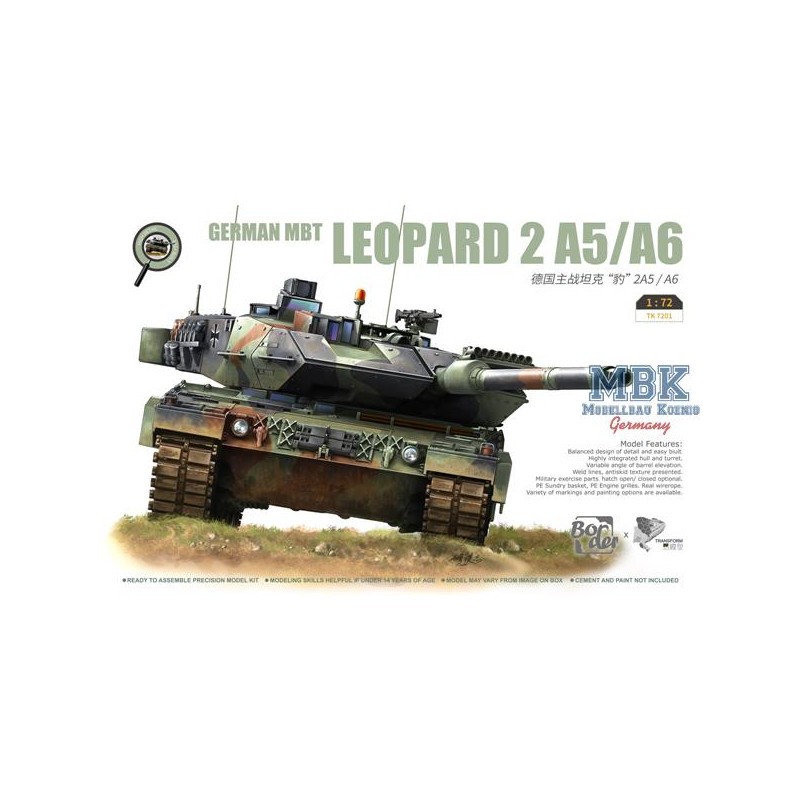 Maqueta Leopardo 2 A5 / A6 1/72