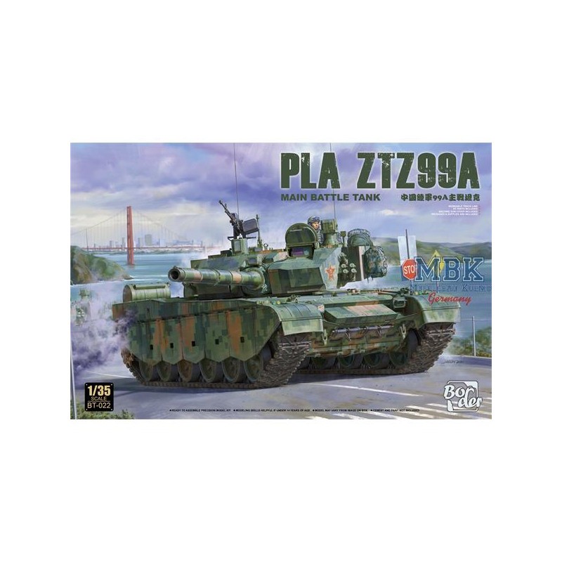 Maqueta Tanque de batalla principal PLA ZTZ99A