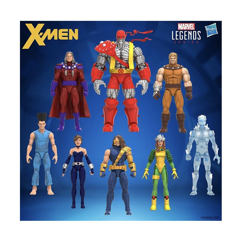 Lote 20 Figuras Marvel Legends De Los X-men + Bases/efectos