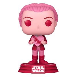 Figurita Pop de San Valentín de Star Wars. Vinilo Star Wars Leia 9cm