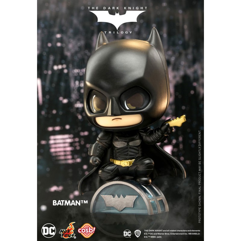 Figurita Hot toys El Caballero Oscuro Trilogía Cosbi Batman 8cm...