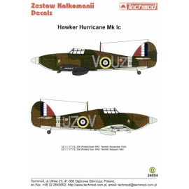 Hawker Hurricane Mk.I (1) V7118 UZ-V 306 (Polish) Squadron 1940