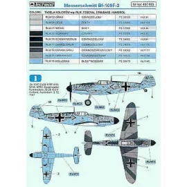 Messerschmitt Bf 109F-2 (4) Geschwader Kommodore JG 26 Adolf Galland Kommandeur II?JG54 Hpt. Dietrich Hrabak Russia 1941 Kommand