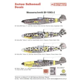 Messerschmitt Bf 109G-2 (4) Yellow 11 9/JG 52 Oblt Herman Graf 3/1943 Yellow 3+- 6/JG 5 Focke Wulf Fw Rudolf Muller Yellow 12 6/