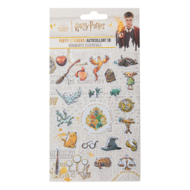  Harry Potter Puffy Hogwarts Essentials stickers
