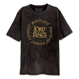  Lord Of The Rings Gold Foil Logo T-Shirt