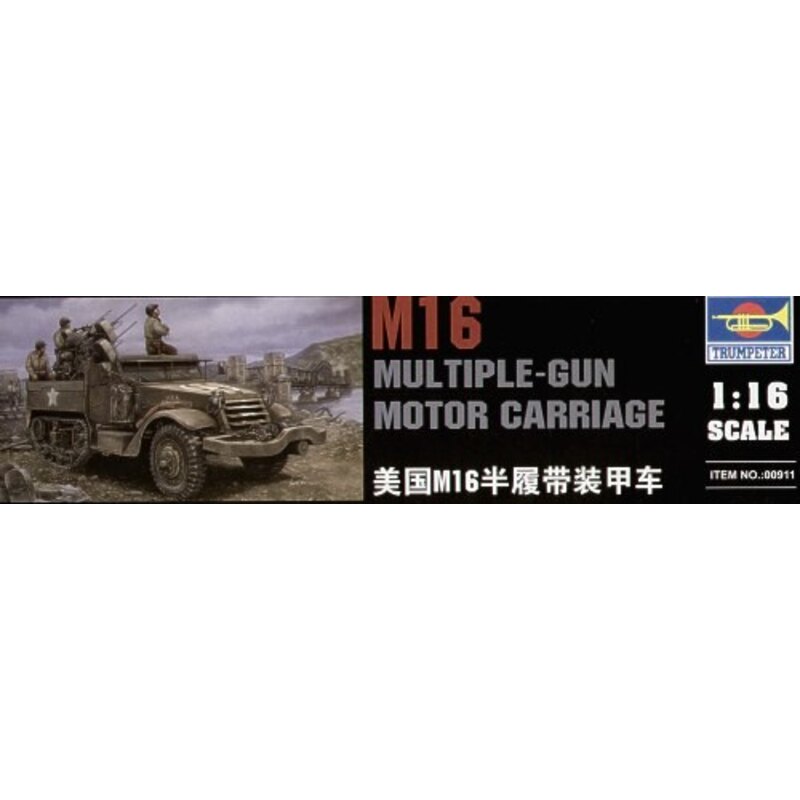 Maqueta M16 Half Track Multiple Gun Motor Carriage