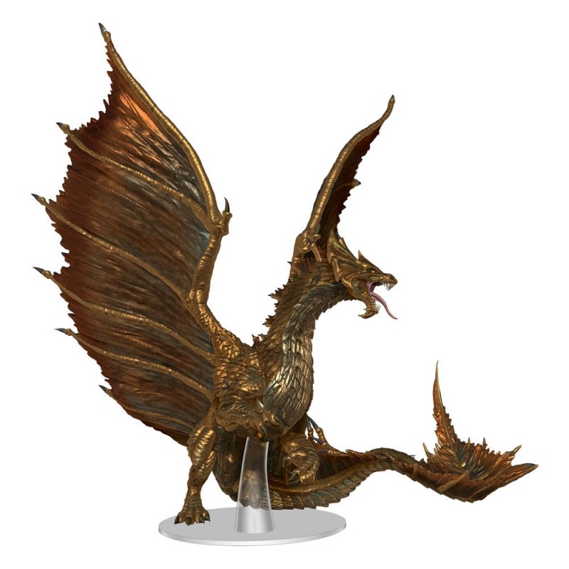 Figuras para juego de miniaturas Dungeons & Dragons Frameworks Kit de modelo en miniatura Adulto Dragón de latón