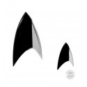 Réplicas: 1:1 Star Trek Discovery réplica 1/1 Starfleet insignia magnética negra y pines