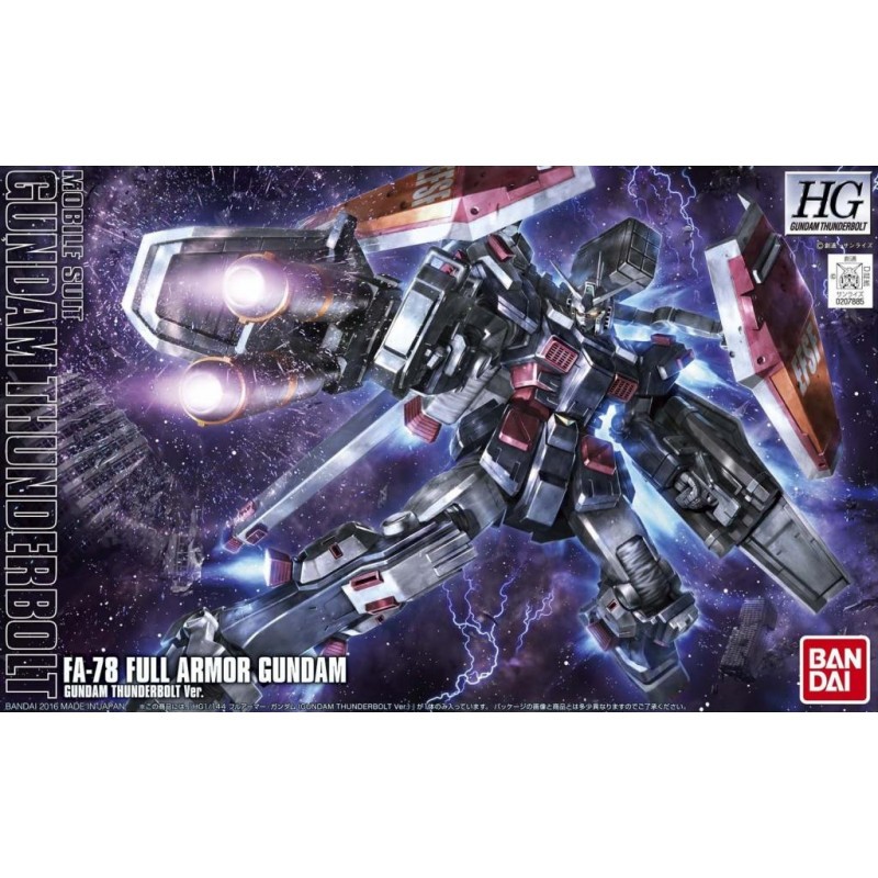 Gunpla GUNDAM - Maqueta - HG 1/144 - Armadura completa Gundam Thunder. - 13CM