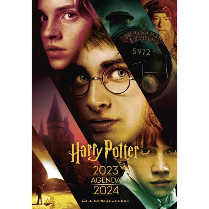 Agenda Diaria 2024 Harry Potter, Diseño En Portada, agenda 2024 harry potter  
