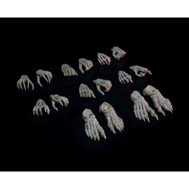  Legiones Míticas: Necronominus Accesorios para Figuras Esqueletos de Necronominus Pack Manos/Pies
