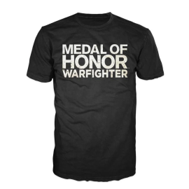 MEDAL OF HONOR WARFIGHTER - T-Shirt Black - LOGO (S)