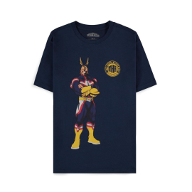  MY HERO ACADEMIA - Navy All Might Quote - Men's T-Shirt (XS)