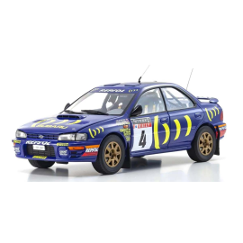 Coche RC Kyosho 1:18 Subaru Impreza Colin McRae Ganador RAC 1994 Nr.4