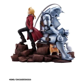 Estatuas Fullmetal Alchemist: Brotherhood Edward Elric & Alphonse Elric Brothers 24cm