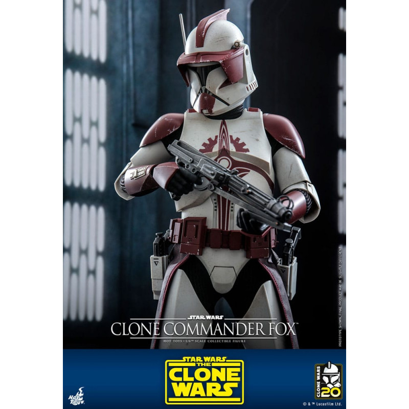 Hot Toys Star Wars: The Clone Wars 1/6 Clone Commander Fox 30cm